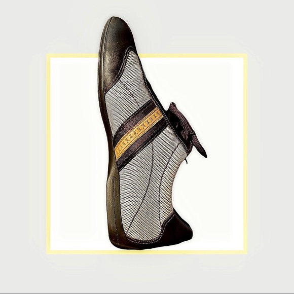 Mens Louis Vuitton shoes with  brown and Vachetta leather strip detailing. - Picture 4 of 11